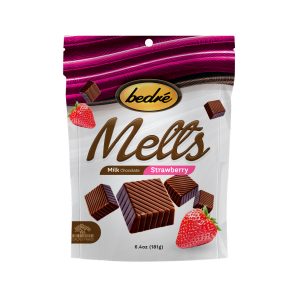 Milk Chocolate Strawberry Melts Pouch Bag