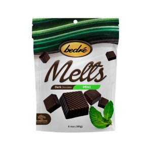 Dark Chocolate Mint Melts Pouch Bag